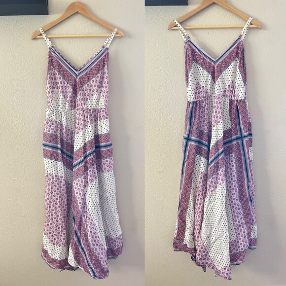 Xirena Carolina silk Handkerchief midi slip dress in Allie Print - Picture 2 of 10